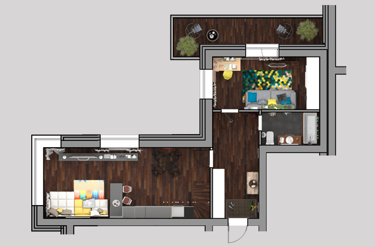 КВАРТИРА LOFT